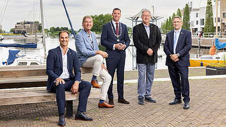 foto van het college van burgemeester en wethouders