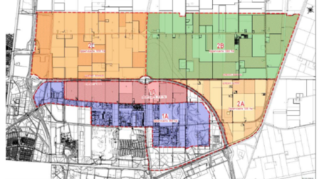 kaart met deelgebieden Oosterwold