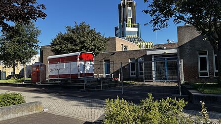 foto van de bouwplaats achter Kerkplein 8